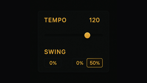 Contrôle du Tempo, du Swing et de la Persistance